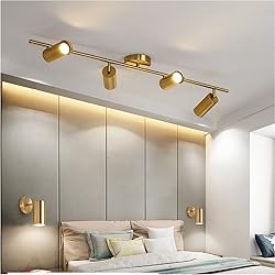 BOKT Modern Gold 4-Lights LED Track Lighting Kit