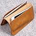 Dpark First Layer Cow Leather Protective Flip Wallet Case for Apple iPhone 6/6s/7/8 Plus 5.5