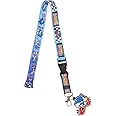 Sonic the Hedgehog Modern Lanyard with Breakaway Rubber Charm and ID Sleeve