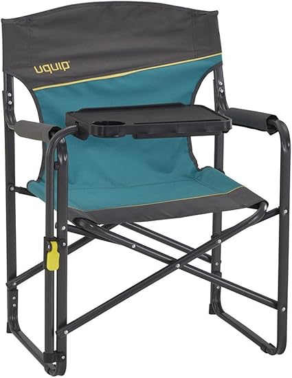 Uquip Woody Fauteuil De Camping Avec Tablette D Appoint A Porte