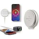 Native Union Voyage 2-in-1 Magnetic Wireless Charger – Foldable Travel Charging Station for iPhone Air, 17, AirPod, Apple Watch & More – Qi2 Certified & MagSafe Compatible up to 15W (Sandstone)