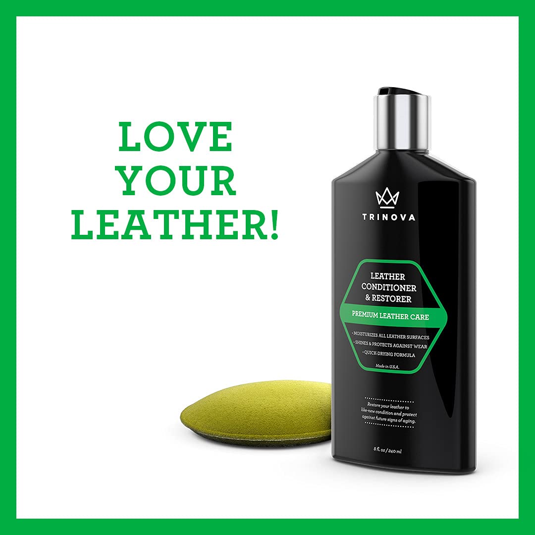 TriNova Leather Conditioner and Restorer with Water Repellent Formula