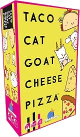 Blue Orange Taco Cat Goat Cheese Pizza Card Game 2-8 Players Ages 8+