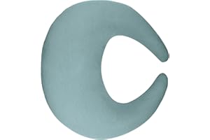 SWESEN Blue Nursing Pillow Cover, Soft Removable Cover for Breastfeeding Pillows, Pillow Slipcover for Baby Boys and Girls, Comfortable & Breathable, Washable (Only Cover)