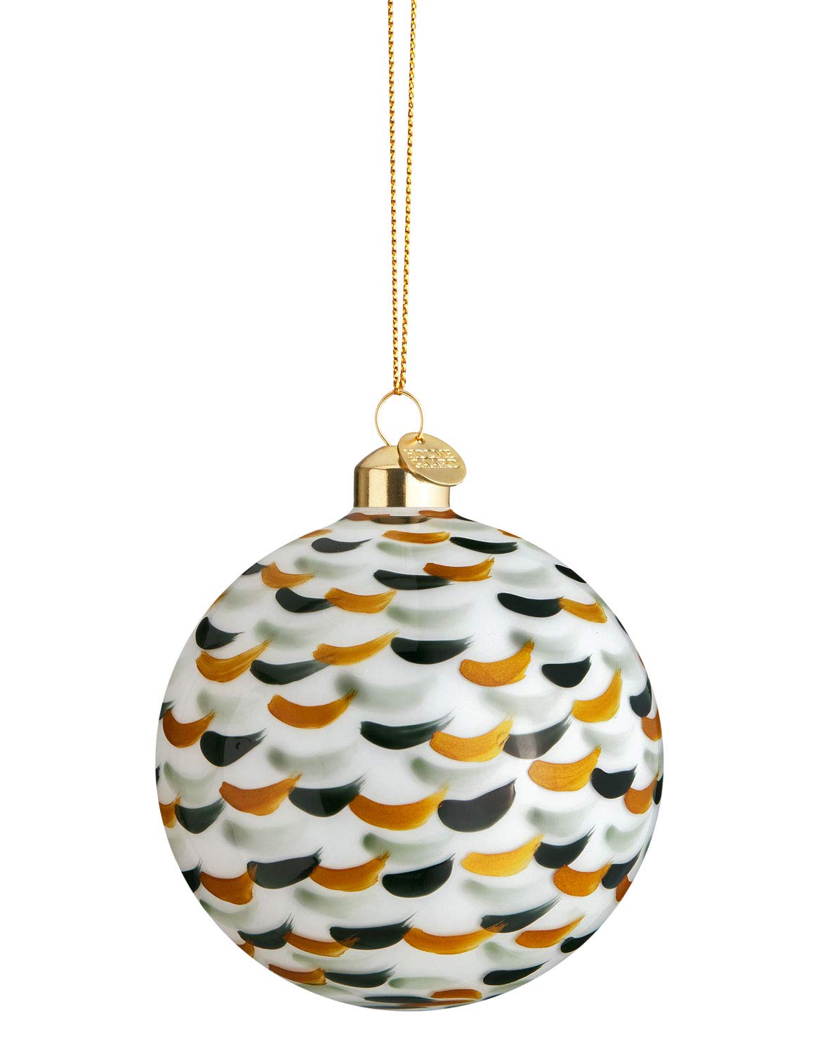 Holmegaard Tree Decorations, Green Polka dots, Ø 8 cm