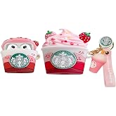 3D Cute Funny Cool Kawaii Fashion Ice Cream Cup for AirPods 3rd Generation Case [2021] Charging Case Pink (Red Strawberry)