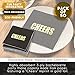 50 Pack Cheers Disposable Cocktail Beverage Paper Napkins for Birthday, Wedding Party Supplies, Black & Gold Foil, 5 in