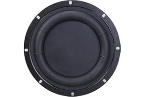 8 Inch Passive Radiator, Round Bass Loudspeaker Diaphragm for Audiophiles, Diaphragm Plate Rubber Plate for Subwoofer Repair 