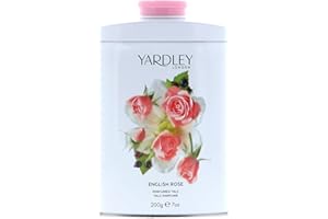 Yardley London Scented Talc Powder, English Rose Scent, 7 Oz/ 200 g