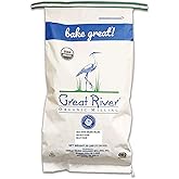 Great River Organic Milling, Specialty Flour, Millet Flour, Stone Ground, Organic, 25-Pounds (Pack of 1)