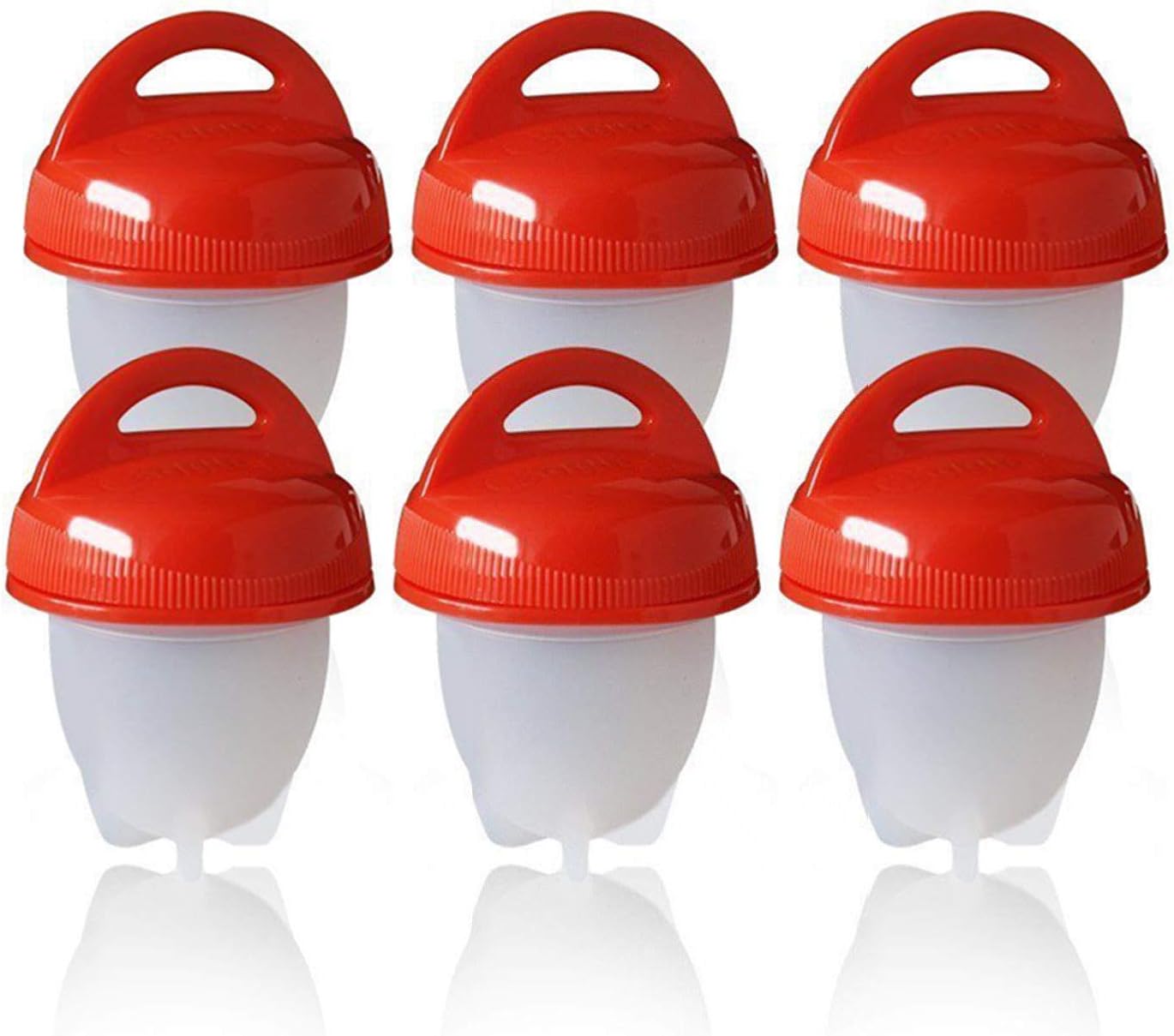 Gen Ovation Silicone Egg Cooking Egglette Egg Cooker Poacher 6 In 1 Egg Cooking Kit Without Shell Pack Egglettes Eggies Egg Maker As Seen On Tv Comfortable Suitable For Home School Office