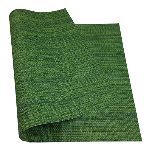 Placemats Set of 6 for Dining Table Stain Resistant Washable PVC
