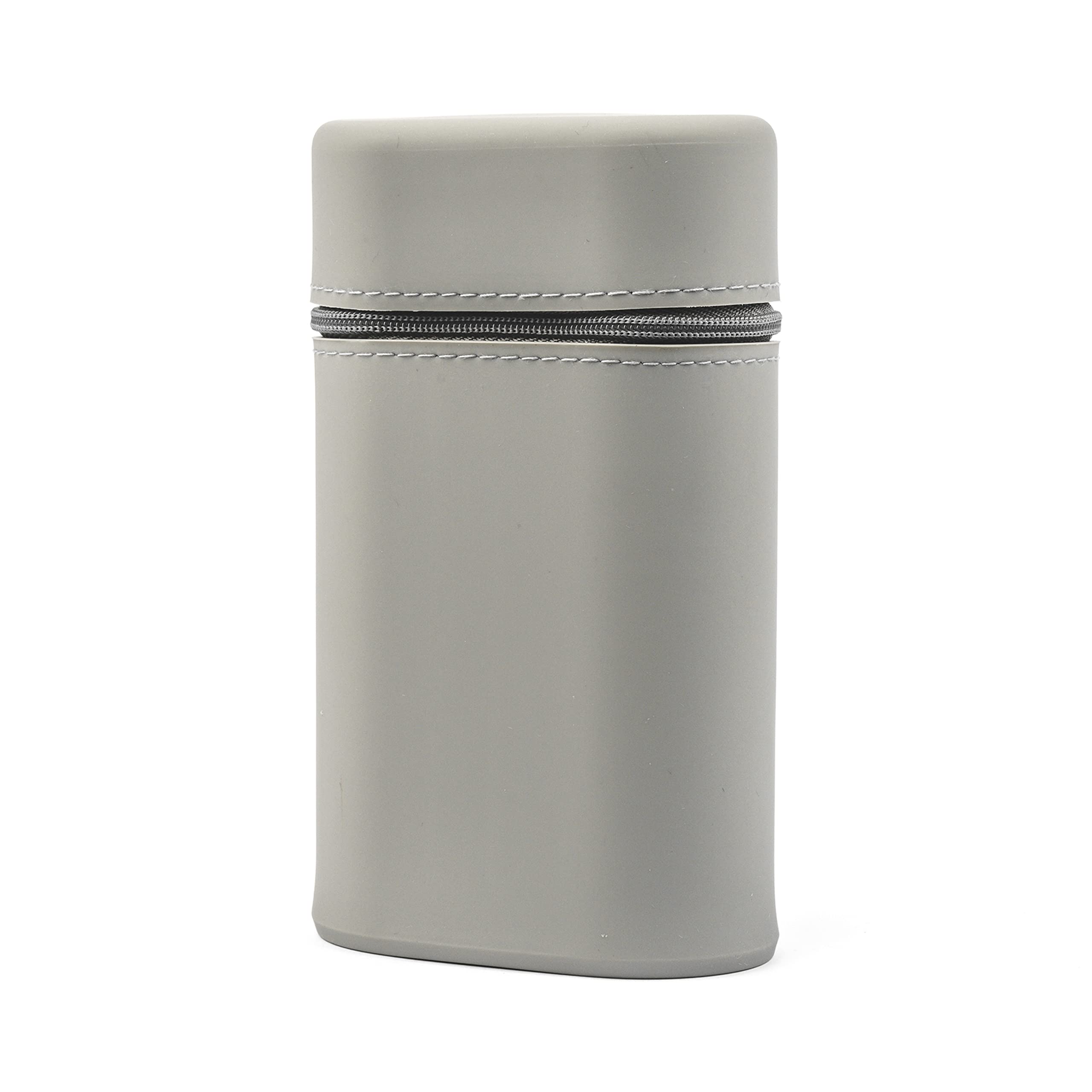 Jumble and Co Whippy Expandable Silicone Pencil Case - Grey Days Grey