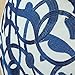 CaliTime Throw Pillow Cases Pack of 2 Cotton Vintage Compass Geometric Floral Embroidered Decorative Cushion Covers for Couch Bed Sofa Farmhouse Decoration 18 X 18 Inches Blue Gray