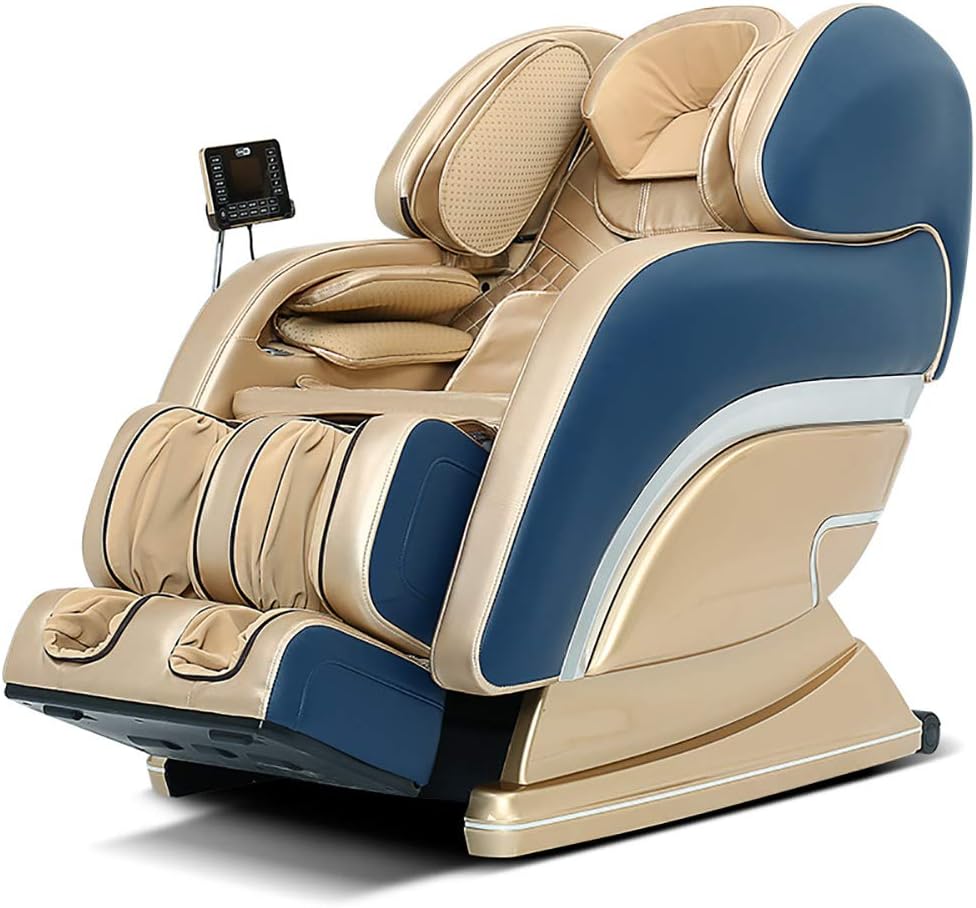 4D Zero Gravity with Massage Parts Electric Full Body Massage Chair,139Cm Super Long SL-Track with 5 Kinds of Auto Massage Programs Sofa Chair