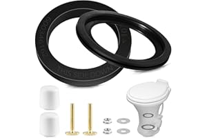 Rakiyada RV Toilet Seal Kit Compatible with Dometic 300 310 320, RV Toilet Parts Replacement for 385311658 Toilet Flush Seal and 385311652 Toilet Base Seal