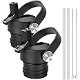 Straw Lid Compatible with Hydro Flask Standard Mouth & Iron Flask, Dust Cover Lid Fits Standard Mouth, Sports Water Bottle Accessories Replacement Straw Lid (Patented)