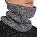 DG Hill Neck Warmer Men Women - 2 Pack Winter Face Mask Thick Thermal - Neck Gaiter Cold Weather Fleece Lined Ski