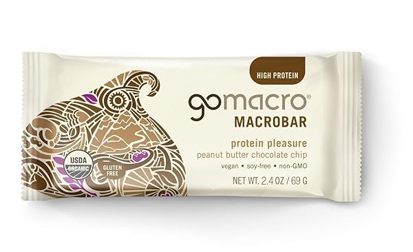 GOMACRO MACROBAR PB CHOC CHIP 2.4OZ