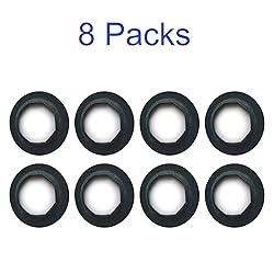 (8-Pack) 1/2" Axle Push Nuts, Dolly Wheel Lock