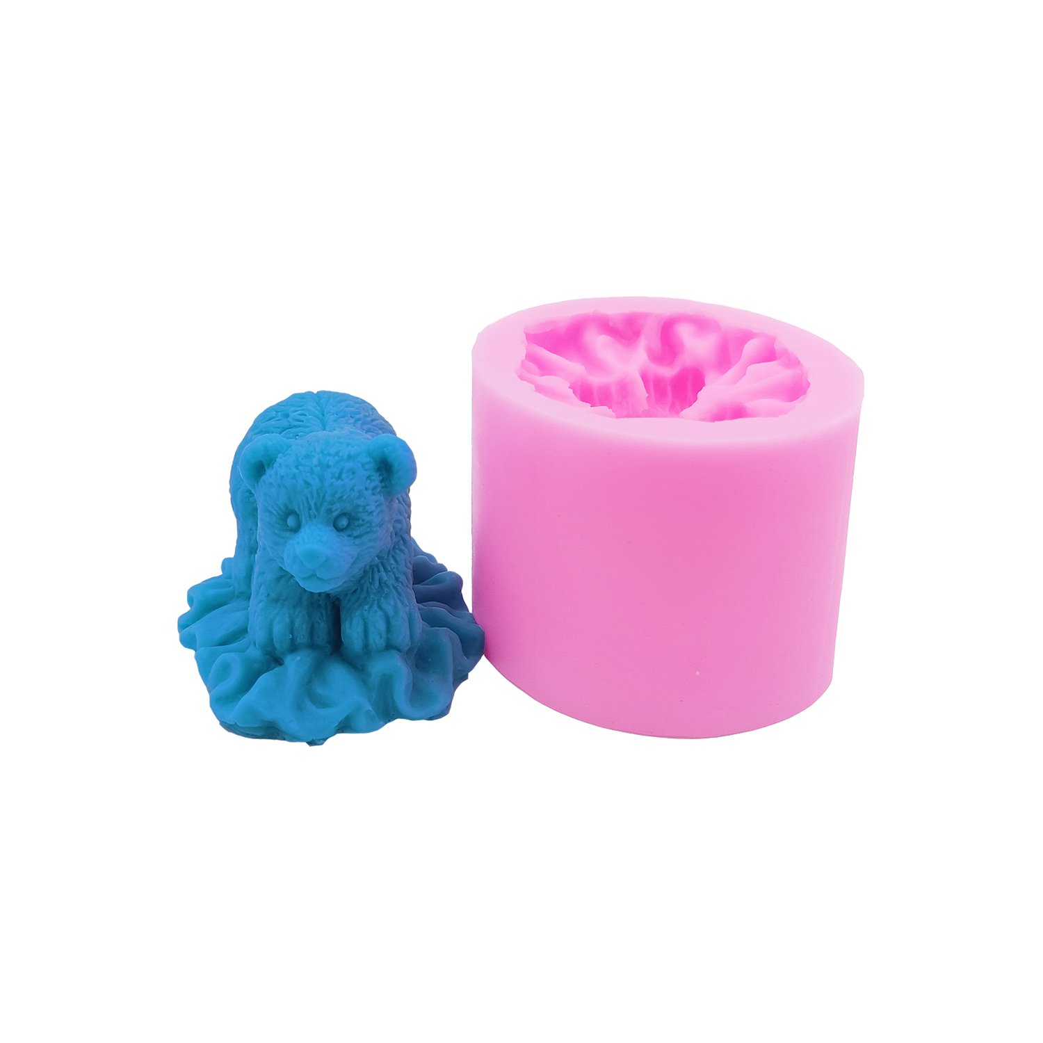 Monqui Bear Silicone Soap Molds Candle Molds Art Craft Molds