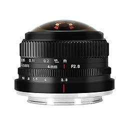 7Artisans 4mm F2.8 Fisheye Ultra Wide Angle Lens