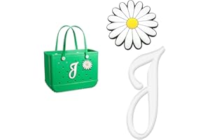 YIXIPAZH Letter Charms for Bogg Bag, Cute Decorative Charm Compatible with Bogg Bag Original All Models, Cute Alphabet Lettering Accessories Charm, 2Pcs Insert Decorative Letter for Handbag Beach Tote Bag