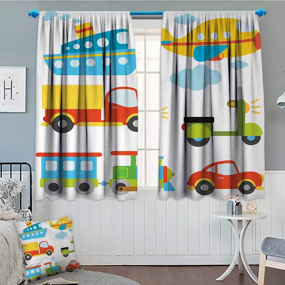 Amazon Com Anniutwo Boys Window Curtain Fabric Abstract