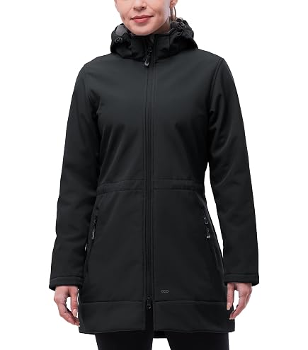 Veste Imperméable Longue à Capuche Trespass Pour Femme - Neuf Avec étiquettes - Idéal Jour De Pluie