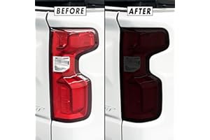 SlickMod PreCut Vinyl Smoke Tint for 2019-2022 Chevy Silverado Tail Light (1. Taillight, 20% Dark Smoke)