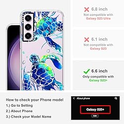 MOSNOVO for Galaxy S23 Plus Case, [Buffertech 6.6