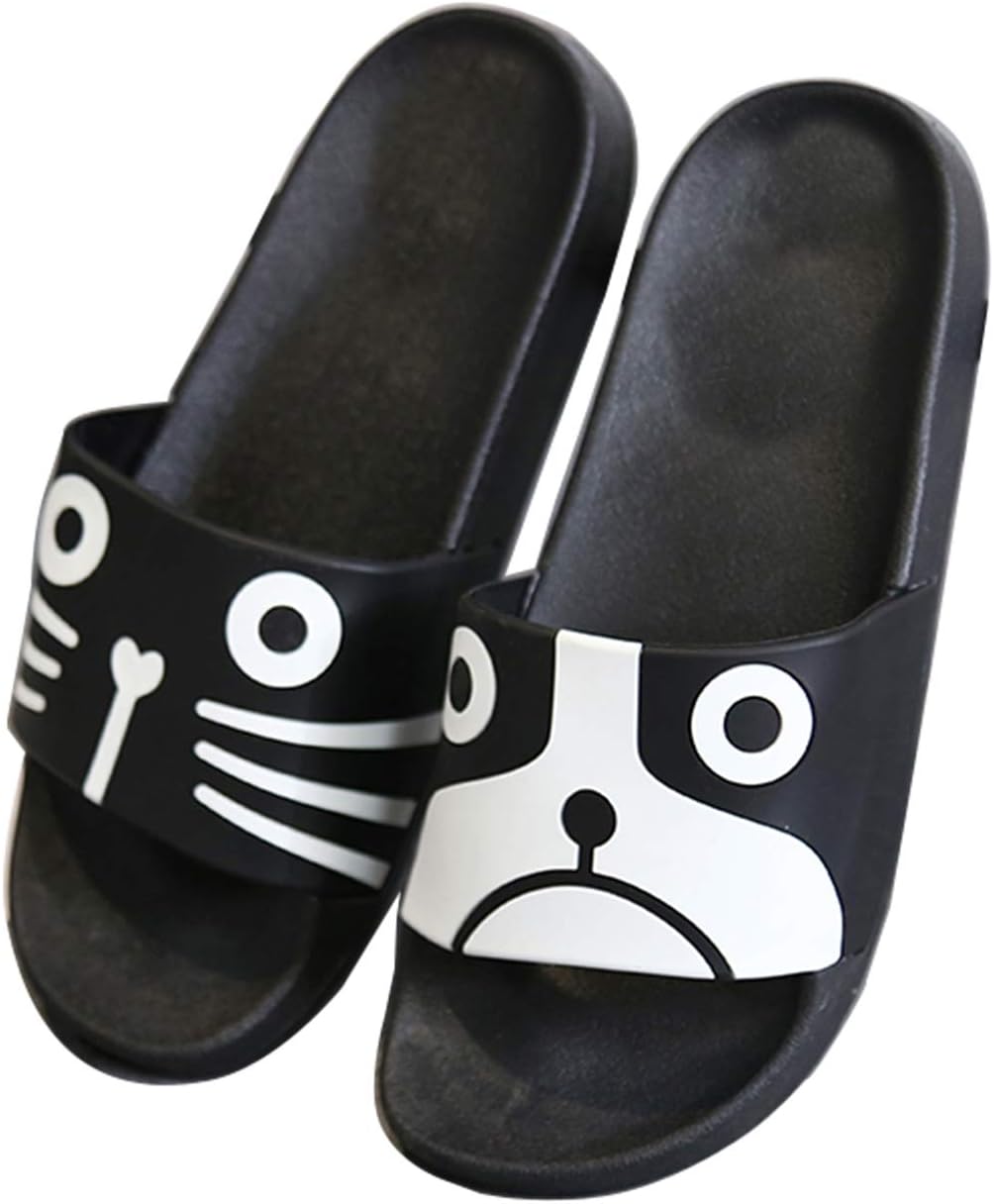 Women's Cute Animal Non-Slip Shower Sandals House Mule Soft Foams Sole Pool Slippers Bathroom Slide Water Shoes