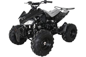 X-PRO 125cc ATV Quad ATVs Quads 125cc 4 Wheeler Youth ATVs (Black)