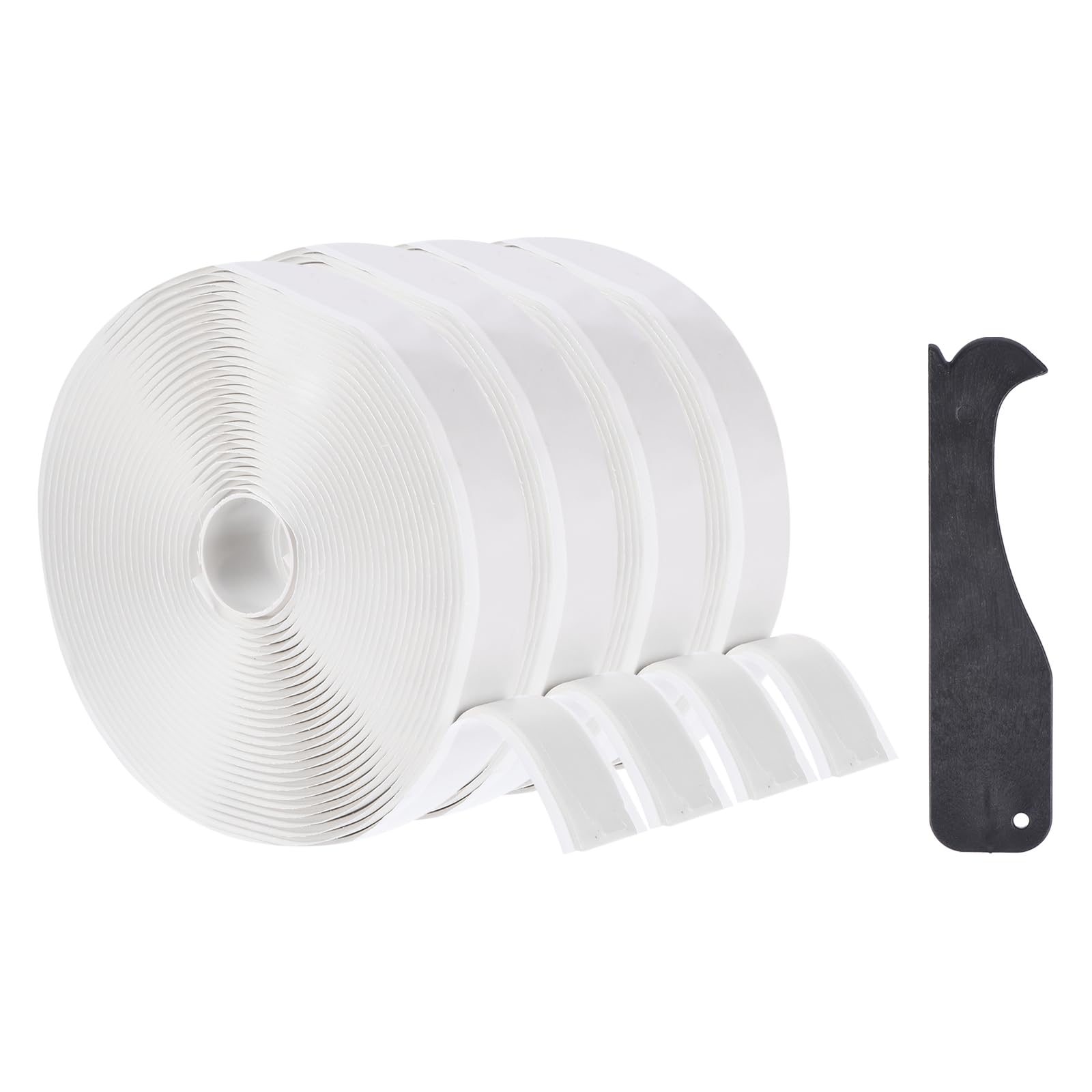 PATIKIL 4 Pack Butyl Seal Tape 30ft x 1" x 1/8" White Butyl Sealant Tape Butyl Rubber Caulk Tape Glazing Putty Tape for RV Trailer Motorhome Window and Vent Sealing Boat Sealing