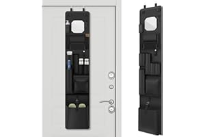 Hanging Closet, 52 x 11 Inches Door Organizer Locker Shelf Hanging Locker Organizer with Mirror, Non Woven Fabric Work Locker