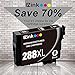 E-Z Ink (TM) Remanufactured Ink Cartridge Replacement for Epson 288 288XL High Capacity (2 Black, 1 Cyan, 1 Magenta, 1 Yellow) 5 Pack for Expression XP-330 Expression XP-430 Expression XP-434 Printer