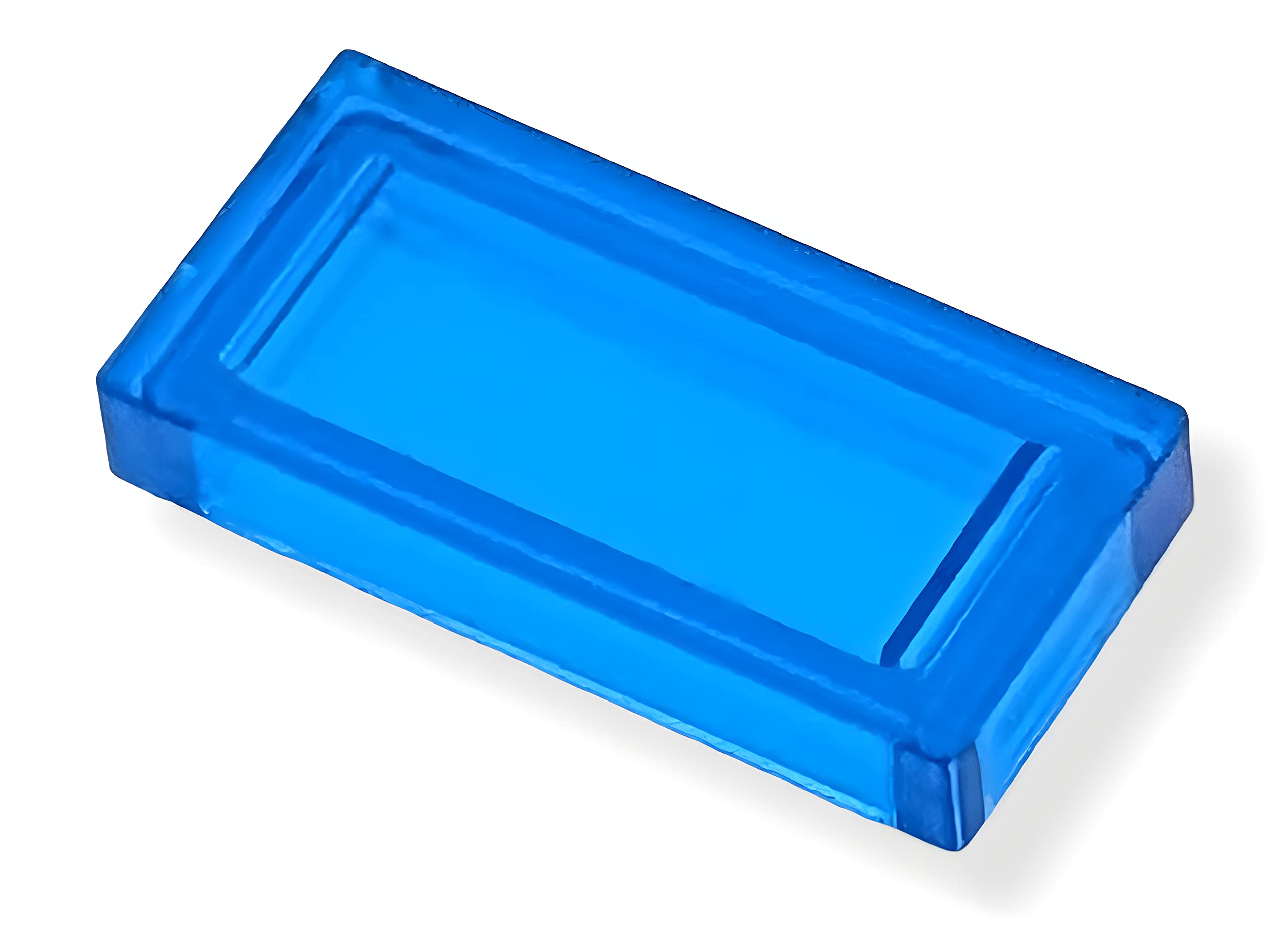 LEGO Building Accessories - 1x2 Trans-Dark Blue (Transparent Blue) Tiles - 100 Pieces per Package