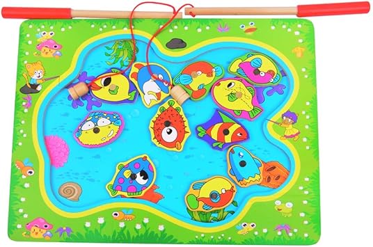 Tiny Souls Wodden Puzzle Magnetic Fishing