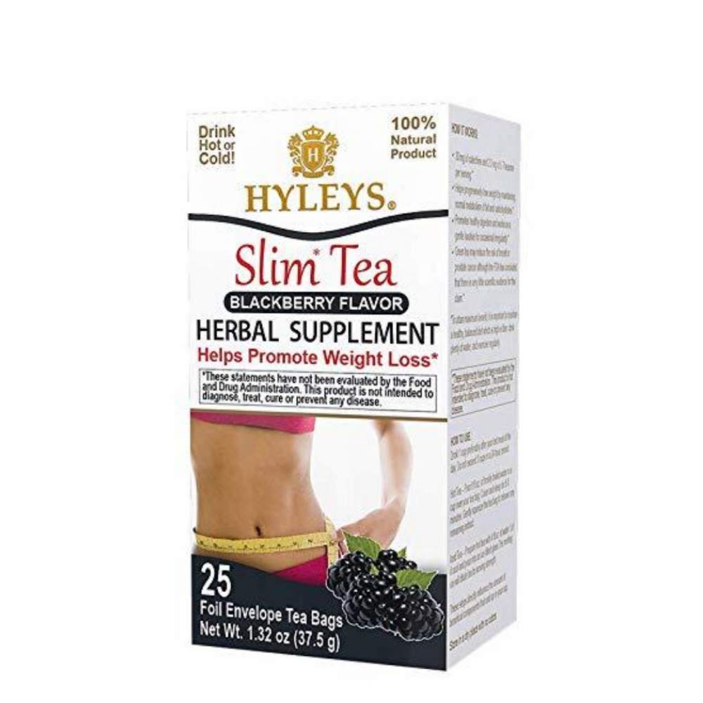 HYLEYS TEA Hyleys Slim Tea Blackberry 25 Tea Bags (100 Natural
