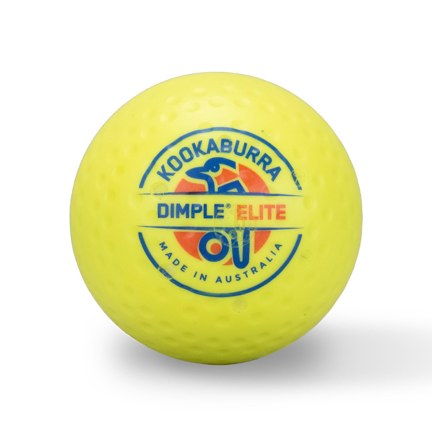 Kookaburra Dimple Elite Hockey Ball, Yellow