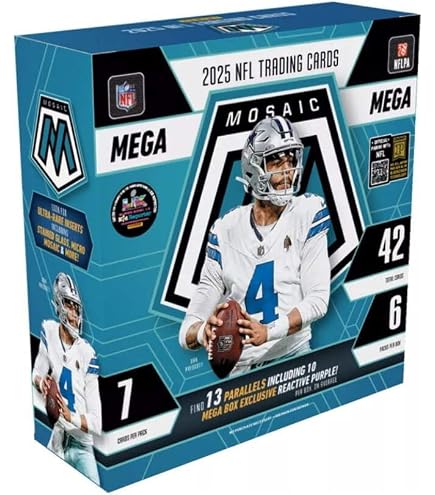 2025 Panini Mosaic Football Trading Cards Mega Box : Amazon.ca