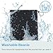 Qshell Unisex Washable Trendy Bluetooth Music Beanie Hat Cap Scarf w/Wireless Headphones Headsets Earpieces Mic Hands Free for Lifestyle Gym Sports Fitness Running Skiing Snowboard Hiking - Black