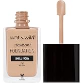 wet n wild Photo Focus Foundation, Shell Ivory, 1 Fluid Ounce