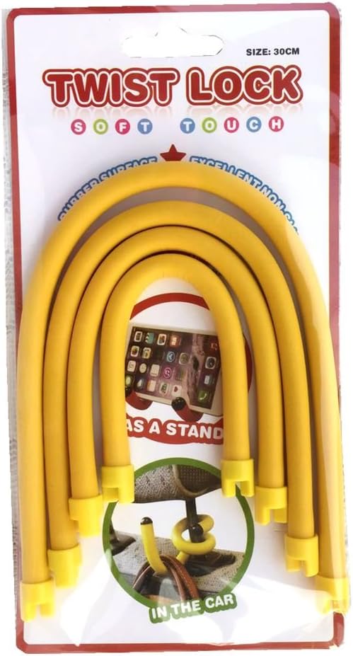 Henai EVA Multifunction Twist Ties 4 PCS Multi-color