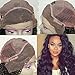 Wigs for Women Human Hair 150 % Density Glueless Lace Front Wig Brazilian Body Wave Human Hair Wigs with Baby Hair Curly Wigs Half Hand Made Lace Wigs 20