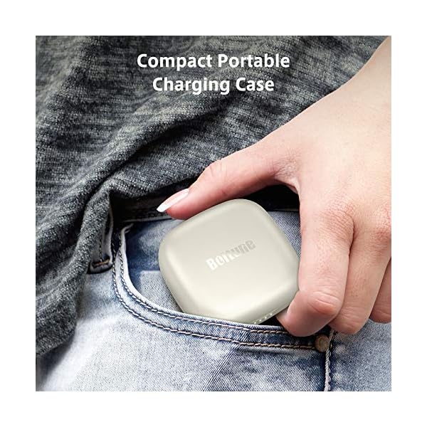 Wireless Earbuds, Upgraded Boltune Bluetooth V5.2 in-Ear Stereo Bluetooth Headphones, USB-C Quick Charge, IPX8…