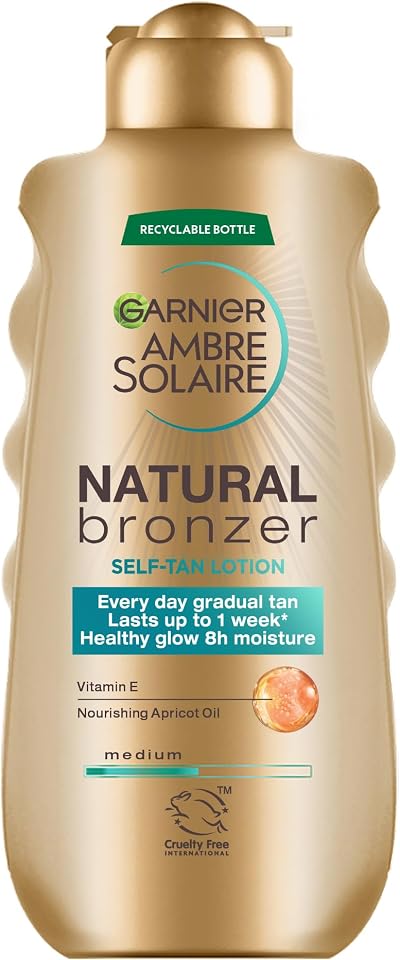 Garnier Ambre Solaire Natural Bronzer Self-Tan Lotion 175ml Vegan