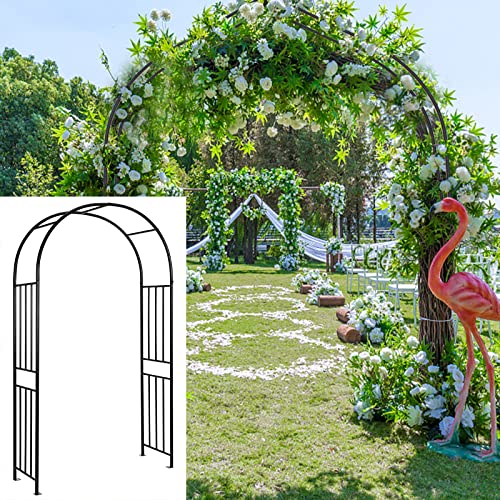 Giantex 7.2FT Wedding Arch for Ceremony, Metal Garden Arbor Trellis for