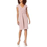 Dress the Population Womens Dana Cap Sleeve Stretch Short Dress