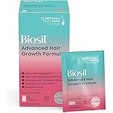 Biosil Advanced Hair Growth Formula - 30 Packets - Promotes Hair (re) Growth, Prevents Hair Loss and Shedding & Increases Thickness and Strength - with Patented ch-OSA - 1 Month Supply